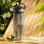 Add Your Club Name Tennis Team Custom Water Bottle<br><div class="desc">Easily customize this bottle by adding your club or society name by clicking the "Personalize" button and a name to personalize. You can change the background, fonts, and patch colour by clicking the "Edit with Design tool". Perfect for any club, business, or school society. Order as many or as fewer...</div>