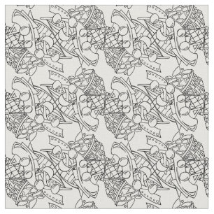 Add Your Colour Colour Me Line BW1 Fabric