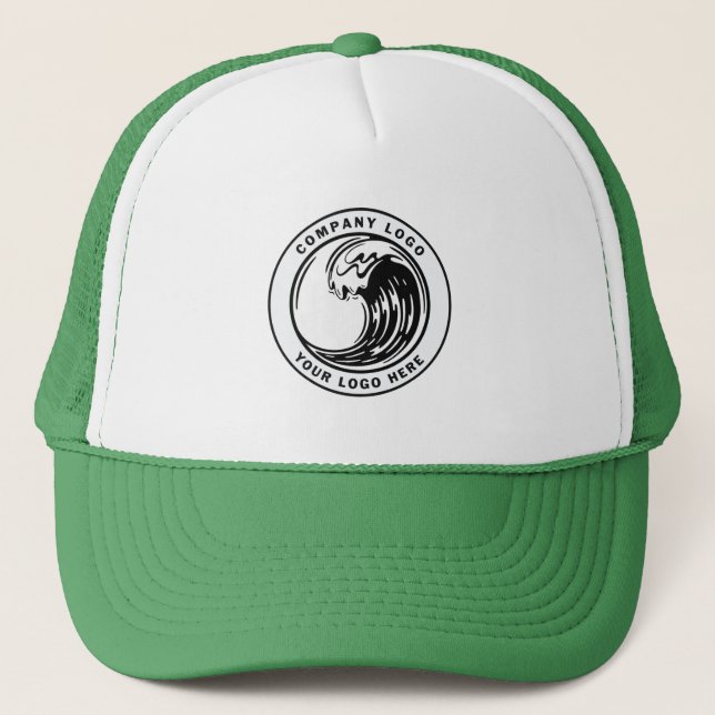 Add Your Company Brand Logo Corporate Trucker Hat (Front)