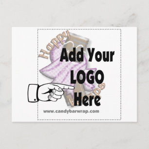 Add Your Company LOGO as Client or Employee Gifts Postcard