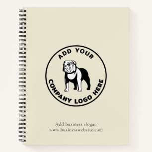 Add Your Company Logo Corporate Website Notebook