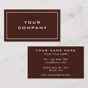 Add Your Company - Modern Professional Trendy Business Card