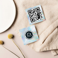 Add Your Custom Logo and QR Code Holographic