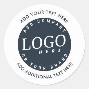 Add Your Custom Logo Business Owner Classic Round Sticker