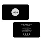 Add your custom logo circle professional black
