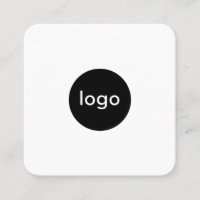 Add your custom logo circle professional white