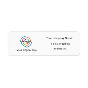 Add your Custom Logo custom address and slogan
