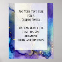 Add Your Custom Text Colourful Abstract Alcohol In
