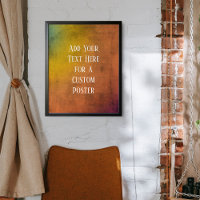 Add Your Custom Text Rainbow Orange Grunge