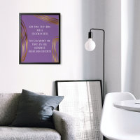 Add Your Custom Text Scribbled Gold Ovals Purple