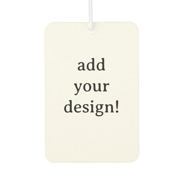 add your design air freshener (Front)