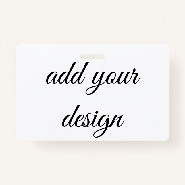 add your design badge (Front)