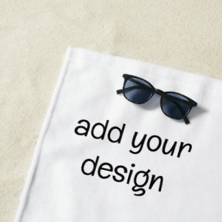 add your design beach towel
