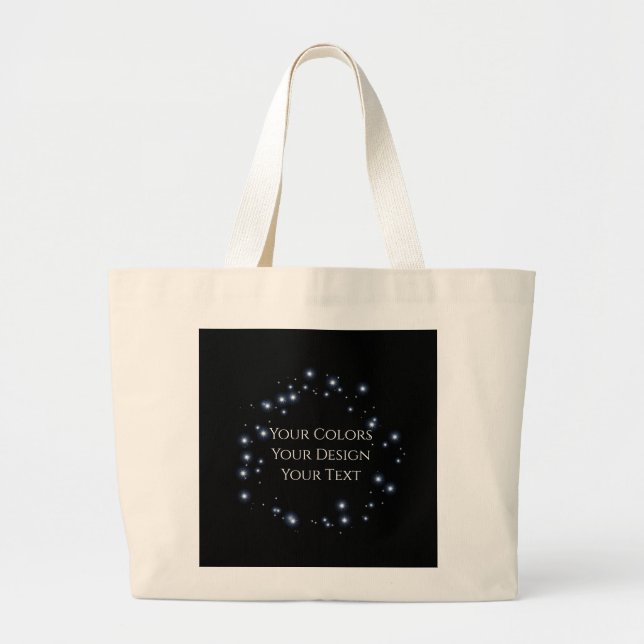 Add Your Design - Create Your Own Large Tote Bag (Front)
