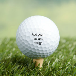 add your design  golf balls