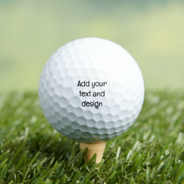 add your design  golf balls (Insitu Tee)