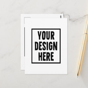 Add your design here Postcard