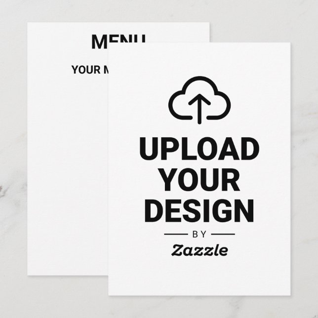 Add Your Design with Custom Message Menu (Front/Back)