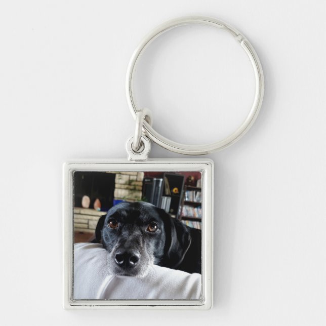 Add your Dog Photo to this  Keychain (Front)