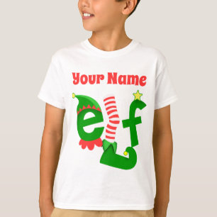 Add Your Elf Name Christmas - Customize T-Shirt