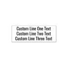 Add your favourite Text - Three Lines Sans Serif