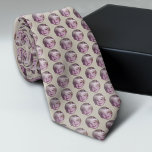 Add Your Floating Head Photo - Small Pattern Beige Tie<br><div class="desc">A png file with your head cropped works best.
A floating head makes this a fun and festive design to wear this holiday season. If you have the skills,  you can also replace this photo with your photo.</div>