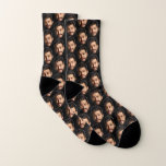 Add Your Funny Face Photo Pattern Personalized  So Socks<br><div class="desc">These funny socks would make a wonderful gift for anyone! Easily add your own photo by clicking on the "personalize" option.</div>