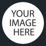 Add Your Image or Text Here Classic Round Sticker<br><div class="desc">Add Your Image or Text Here</div>