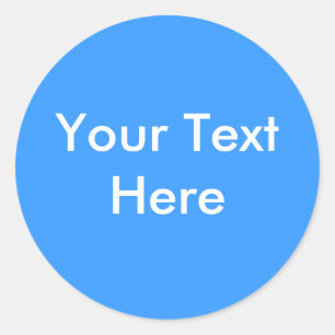 Add Your Image Or Text Here Classic Round Sticker