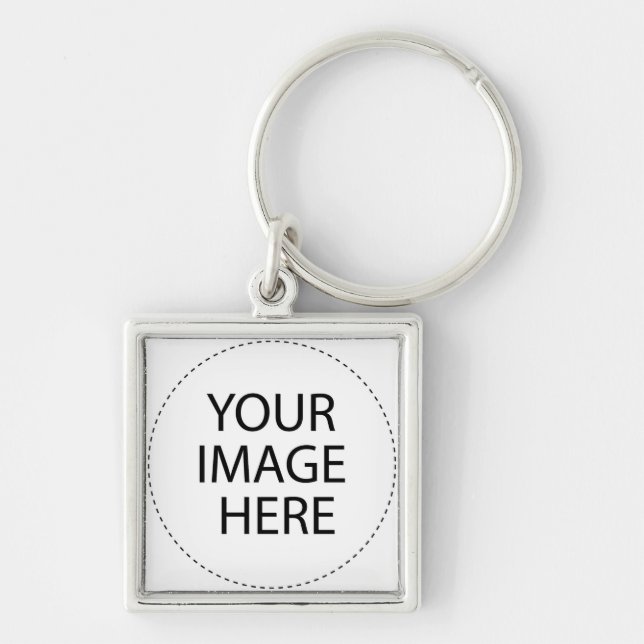 Add Your Image or Text Here Keychain (Front)