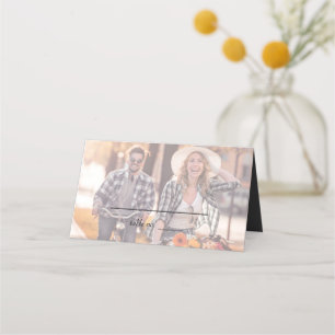 Add Your Image Personalized Wedding Place Card
