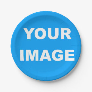 Add Your Image Photo Logo Paper Plate