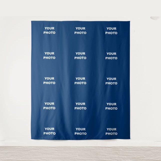 Add Your Image Photo Logo Tapestry (Front)