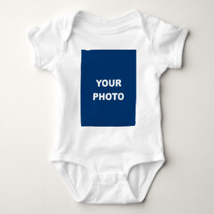 Add Your Image Photo Picture Logo White Baby Bodysuit