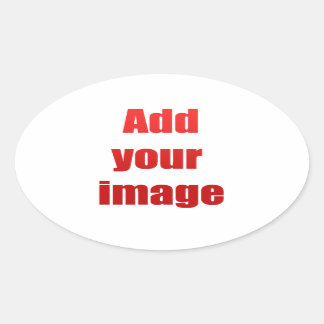 Add your image to customize oval sticker