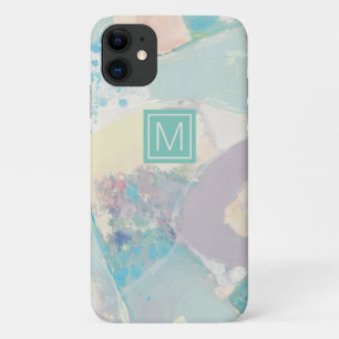 Add Your Initial   White Rock Pastel iPhone 11 Case