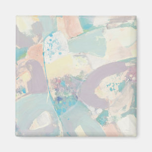 Add Your Initial   White Rock Pastel Magnet