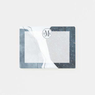 Add Your Initials Adjacent Abstraction Post-it Notes