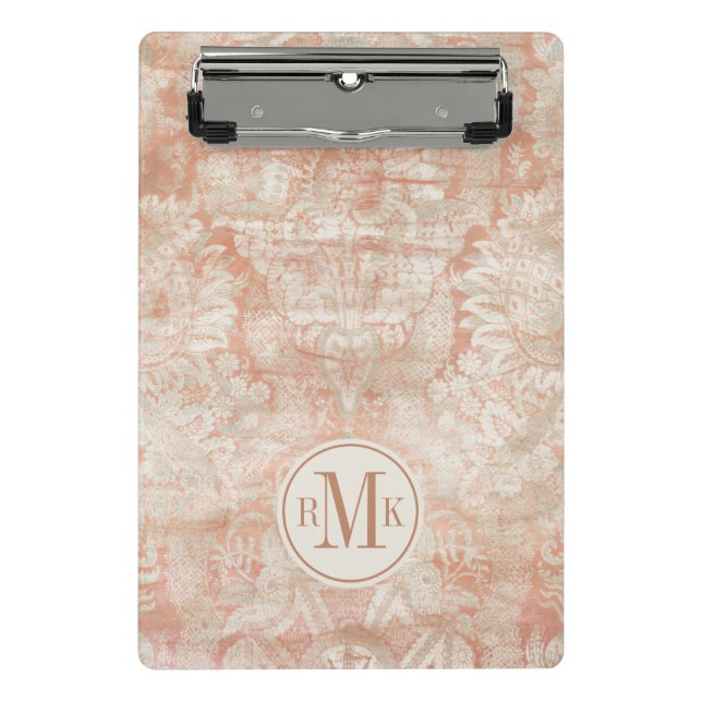 Add Your Initials | Garnet Weft Mini Clipboard (Front)