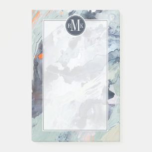 Add Your Initials   Polyphonic Sea - Blue Post-it Notes
