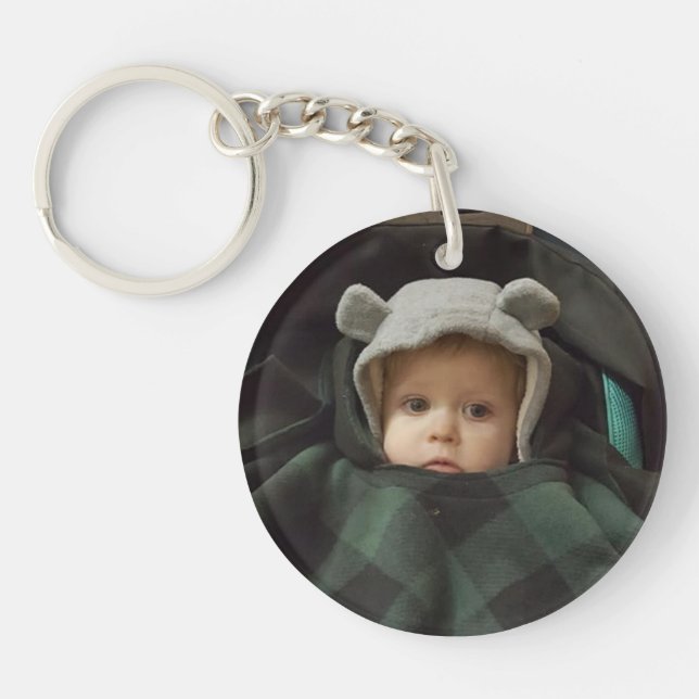 Add your Kid's Grandkids picture to this Key Chain (Front)