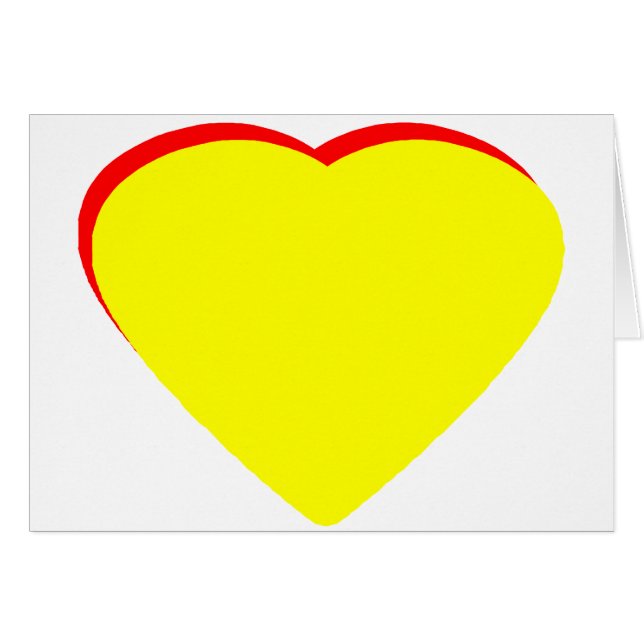 Add Your Lettes Here Heart Yellow Red The MUSEUM (Front Horizontal)