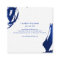 Add Your Logo Abstract Indigo Blue Brushstrokes