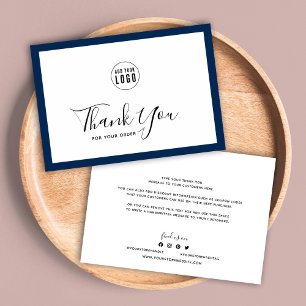 Add Your Logo and Editable Border Colour Thank You