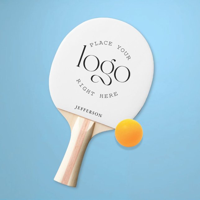 Add Your Logo and Name Personalized  Ping Pong Paddle (add your own custom business logo personalized table tennis paddle)
