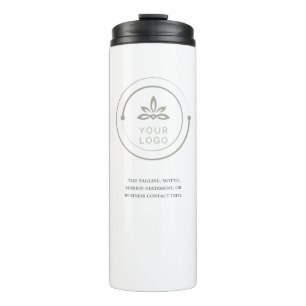 Add your Logo and Text Business Company Thermal Tumbler