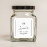 Add Your Logo Black Border Product Label<br><div class="desc">This product label has a white background and black square border. It makes a great product label for candles, beauty products, etc. Personalize it by replacing the placeholder text and the placeholder image with your own logo. For more options such as to change the font, it's size and spacing between...</div>