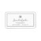 Add Your Logo Black Border Product Labels