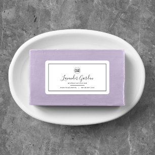 Add Your Logo Black Border Product Labels