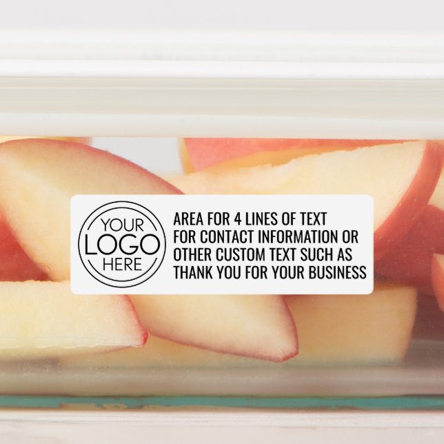 Add Your Logo Business Corporate - 4 Lines of Text (Affixed)